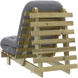  Futon na razvlačenje s madracem 60 x 206 x 11 cm od borovine | shoptok.hr