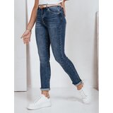 DStreet Jeansy damskie skinny z wysokim stanem niebieskie | Shoptok.si