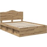  Konstrukcija postelje Oreh 150 x 200 cm Masivno borovo les, (5000102276) | Shoptok.si