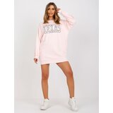 ex moda Sweatshirt-EM-BL-U719.82P-light pink | Shoptok.si