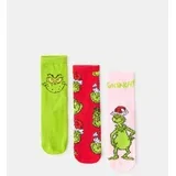 Čarape s pamukom, pakiranje od 3 para Grinch