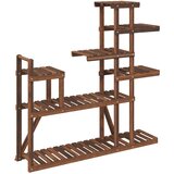  Stalak za cvijeće 110 x 25 x 111 cm od masivne jelovine | shoptok.hr