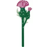 Flower Bookmarks - Bukmarker - Flower Bookmarks, Thistle