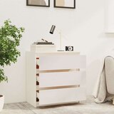 vidaXL noćni ormarić bijeli 60 x 36 x 64 cm od masivne borovine | shoptok.hr
