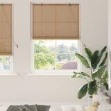 vidaXL Zavese in rolete z zavesami Svetlo rjava 100 x 220 cm Bambus | Shoptok.si