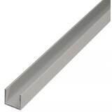 MM Aluminijasti U profil Kantoflex (1.000 x 15 x 15 mm, debelina: 1,5 mm, eloksiran aluminij) Cene