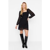 Trendyol Black Square Collar Dress Cijene