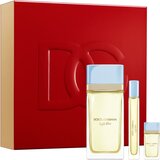Dolce & Gabbana Light Blue EDP Trio Gift Set darilni set za ženske Cene