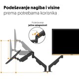  nosač za dva monitora 17" do 32" | ePonuda.com