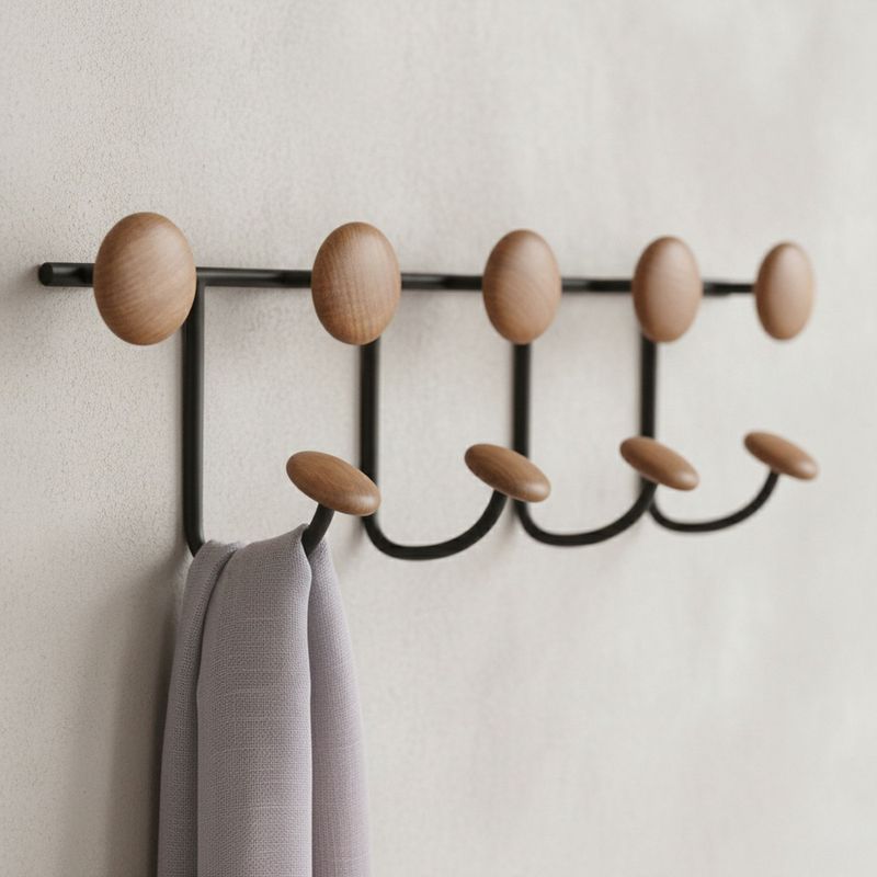 WALLXPERT Amt-013 Crni Metalni Zidni Kuka Cene