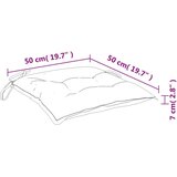 VidaXL Blazine za stole 4 kosi turkizne 50x50x7 cm blago Slike
