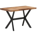  Blagovaonski stol 120 x 60 x 75 cm od masivnog drva s premazom | shoptok.hr