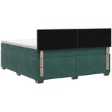  Boxspring krevet s madracem Tamnozelena 140 x 190 cm Baršun | shoptok.hr