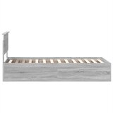  Krevetna konstrukcija Siva Sonoma 90 x 190 cm Konstruirano drvo | shoptok.hr