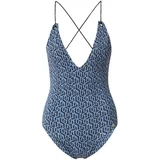 Tommy Hilfiger Underwear Jednodijelni kupaći kostim plava / mornarsko plava / bijela