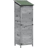  Vrtna Šupa Siva 59,5 x 56 x 176,5 cm Konstruirano drvo | shoptok.hr
