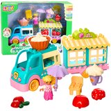 Ice Cream Shop Car With Motorized Girl Figure Desserts Blocks Set Cijene