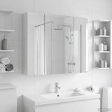  Kupaonski ormar s ogledalom Bijelo 80 x 14.5 x 70 cm | shoptok.hr
