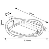 Rabalux Kallira 71280 LED plafonjera | ePonuda.com