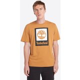 Timberland Majica svetlo rjava / črna / bela | Shoptok.si