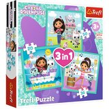 Trefl puzzle Gabby's Dollhouse, 3u1 (20,36,50 Cijene