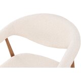 Lomoco NASLANJAČ, kovina, tekstil barve hrasta, krem barve | Shoptok.si