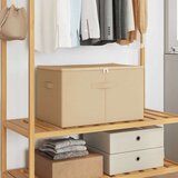  Kutija za spremanje 2 pcs Krem 55 x 35 x 32 cm Netkana tkanina - Krem 2 55 x 35 x 32 cm | shoptok.hr