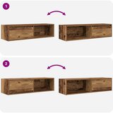 vidaXL TV omarica starinski les 100x31x25,5 cm inženirski les | Shoptok.si