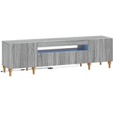  LED TV kabinet Siva Sonoma Konstruirano drvo Cijene