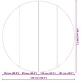  Podloga za bazen Črna Ø 428 cm Netrdno blago, (5000207940) | Shoptok.si