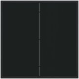  Set 3 Črna PE ratan 54x62.5x89 cm Trajno Zunanja stolica, (22087733) | Shoptok.si
