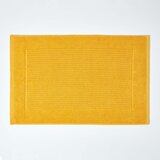 HOMESCAPES kopalniška preproga enobarvna 100% bombaž ocre, (5000161196) | Shoptok.si