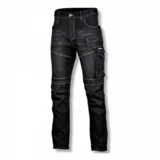 Radne pantalone L4051704, Slim fit, Crne