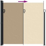  Bočna tenda na uvlačenje bež 200x600 cm | shoptok.hr