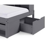 MID.YOU POSTELJA S PREDALOM 90 cm x 200 cm , antracit | Shoptok.si