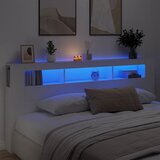  LED uzglavlje bijelo 220x18,5x103,5 cm konstruirano drvo | shoptok.hr