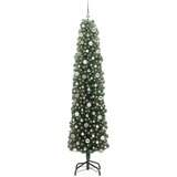 vidaXL Umjetno božićno drvce Zelena 240 cm PVC i čelik i plastika | shoptok.hr