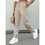 DStreet Spodnie damskie dresowe SMILL beżowe | shoptok.hr
