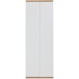 XORA garderobna omara bela, hrast artisan | Shoptok.si