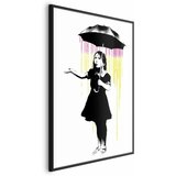  Plakat - Girl with an Umbrella 29.7x42 Crni okvir Cijene