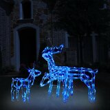 3-dijelna božićna rasvjeta sa sobovima 229 LED žarulja | shoptok.hr