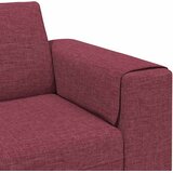  Kauč za dnevni boravak Vinska crvena 250 x 77 x 76 cm Poliester | shoptok.hr