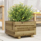 Maison Chic Vrtno cvetlično korito - Cvetlični Lonec 40x40x26,5 cm impregnirana borovina, (21789183) | Shoptok.si