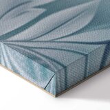  Slika - Ornaments in Worn Muted Turquoises: Delicate Plant Pattern 60x40 Akustična | shoptok.hr