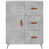  Visoka komoda siva betona 69,5x34x180 cm od konstruiranog drva | shoptok.hr