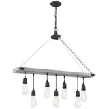 Westinghouse 6116440 - Luster na lancu ASHWOOD 7xE27/60W/230V Cene