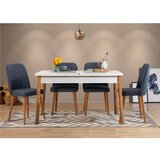 Trpezarijski sto i stolice santiago atlantic navy blue