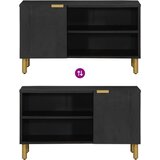 TV ormarić crni 80x33x46 cm od konstruiranog drva | shoptok.hr