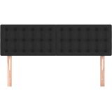  Uzglavlja crna 144x5x78/88 cm od umjetne kože | shoptok.hr