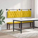  Držeće uzglavlje Zidne Žuta 170 x 55 x 7 cm Baršun - Žuta 160 cm bez LED | shoptok.hr